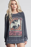 Led Zeppelin 1975 Madison Square Garden Burnout Sweater