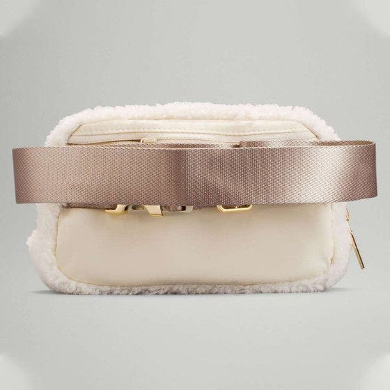 Sherpa Belt Bag - Cream – Duo Studio Designs